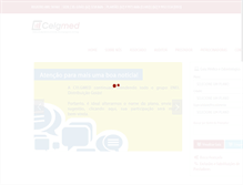 Tablet Screenshot of celgmed.com.br